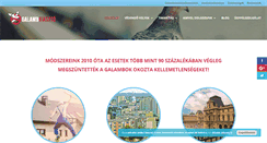 Desktop Screenshot of galamb-riaszto.hu